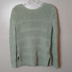 Lite green women's size Small crew neck sweater. Warm and Cozy